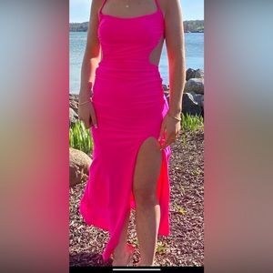 Bright Pink Prom Dress